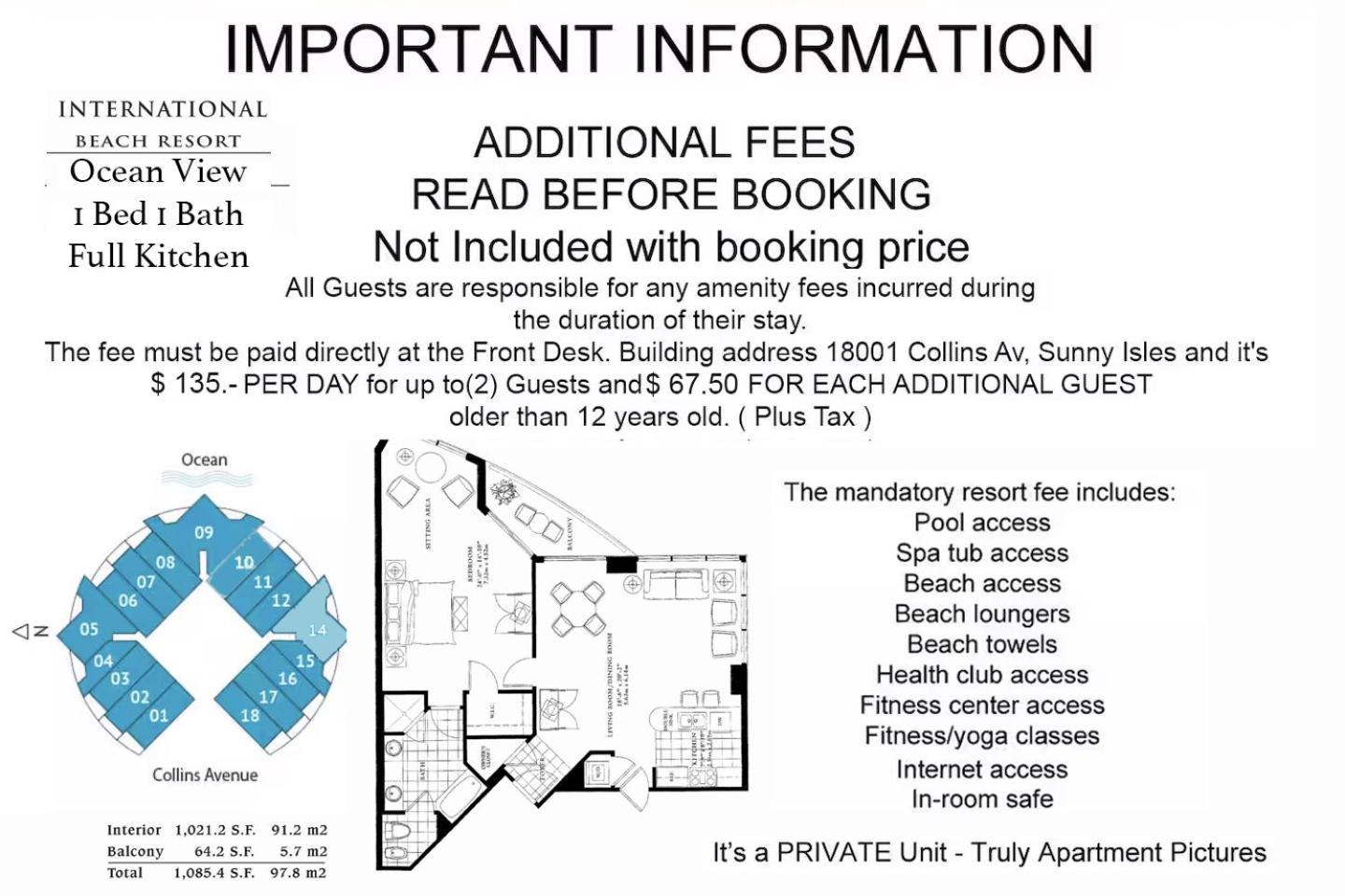 מיאמי ביץ' Hotel International Beach Tump Resort Ocean View 1100 Sf 1 Bed 1Bth Privately Owned Sunny Isles מראה חיצוני תמונה